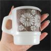 Image 8 : Set of 2 Vintage Anchor Hocking Milk Glass Mugs