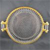 Image 3 : Vintage Gold Trim Jeannette Bubble Glass Platter