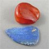 Image 1 : Polished Carnelian & Lapis Lazuli Crystals