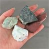 Image 8 : Raw Red Jasper, Bloodstone & 2 Amazonite Crystals