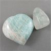 Image 1 : Polished Amazonite Heart & Polished Fluorite Crystal