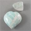 Image 2 : Polished Amazonite Heart & Polished Fluorite Crystal
