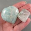 Image 6 : Polished Amazonite Heart & Polished Fluorite Crystal