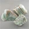 Image 2 : 2 Green Calcite & 1 Chrysocolla Crystals 