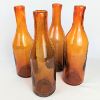 Image 1 : Set of 4 Hand Blown Glass Bottles