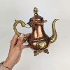 Image 3 : Vintage Copper & Brass Tea Pot and Creamer