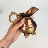 Image 4 : Vintage Copper & Brass Tea Pot and Creamer