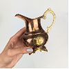 Image 5 : Vintage Copper & Brass Tea Pot and Creamer