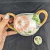 Image 8 : Fitz and Floyd Pink Hibiscus Cream & Sugar Set