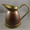Image 1 : Vintage Brass & Copper Pitcher 5" Tall