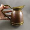 Image 2 : Vintage Brass & Copper Pitcher 5" Tall