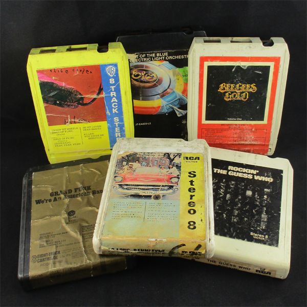 Set of 6 - 8 Track Tapes