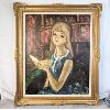 Image 1 : Large Vintage Oil Painting - Signed "Bendel"