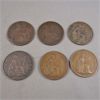 One Penny Coins - 1860, 1888, 1921, 1928, 1931, 1946