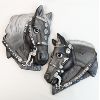 Set of 2 Vintage Chalkware Horses 1964 Miller Studio