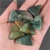 Image 2 : 12 Fancy Jasper Drilled Triangle Pendants