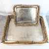 Image 1 : Set of 2 Nautical Metal Serving Trays