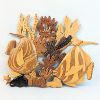 Wood Intarsia Fish Wall Hanging