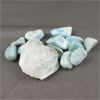 Image 2 : Lot of Polished & Raw Larimar Crystals 