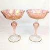 RARE FIND! Exceptional Venetian Glass Dish Set - Set of 2