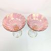 Image 3 :  RARE FIND! Exceptional Venetian Glass Dish Set - Set of 2