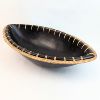 Image 1 : Vintage Fruit Bowl with Rattan Woven Rim