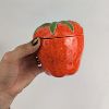 Image 3 : Set of 4 Ceramic Strawberry Kitchen Items 