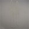 Image 2 : Set of 2 NEW Sterling Silver Chains Bead 18" & Bead 20"