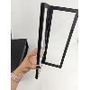 Image 3 : Set of 10 Black Rectangular Stretch Frames 12" x 4.5"