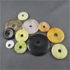 Image 3 : Lot of 11 Mixed Stone Polished Donut Bead Pendants