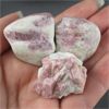 Image 2 : Lot of Pink Tourmaline In Quartz Crystals - 1 Raw & 2 Polished  