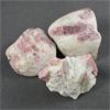 Image 3 : Lot of Pink Tourmaline In Quartz Crystals - 1 Raw & 2 Polished  