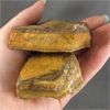 Image 1 : Lot of 2 Raw Tiger Eye Specimens - Brazil