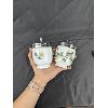 Image 2 : Set of 2 Royal Worcester Porcelain Egg Coddlers and Vintage Glass Nuthatch Bird Trinket Tray