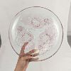 Image 3 : Beautiful Pink Glass Serving Platter 12.5"