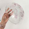 Image 5 : Beautiful Pink Glass Serving Platter 12.5"