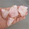 Image 1 : Set of 4 NEW Rose Quartz Crystal Wire Wrapped Pendants