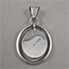 Image 2 : 925 Sterling Silver Abalone Shell Pendant 