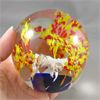 Image 2 : Set of 3 Vintage Art - Blown Glass Paper Weights 