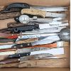Image 1 : Large Set of Kitchen Knives & Utensils