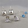 Image 1 : Set of 3 - 925 Sterling Silver Earrings