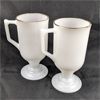 Image 2 : Set of 2 Brandon Broadway Hits District 2 Convention 1976 White Glass Mugs 