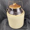 Image 3 : Set of 2 Vintage Stoneware Canning Crock Wire Handle 