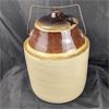 Image 5 : Set of 2 Vintage Stoneware Canning Crock Wire Handle 