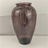 Image 3 : Set of 2 Large Purple Glass Vase 
