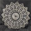 Image 8 : Lot of 4 Vintage Clear Glass Serving Platters 