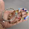 Image 2 : Set of 6 Gemstone & Glass Bracelets