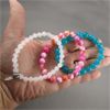 Image 3 : Set of 6 Gemstone & Glass Bracelets
