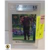 BECKETT GRADED 2001 UPPER DECK TIGER WOODS #1 ROOK