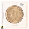 Image 2 : 1935 SILVER CANADA $1 DOLLAR COIN, EXTRA FINE
